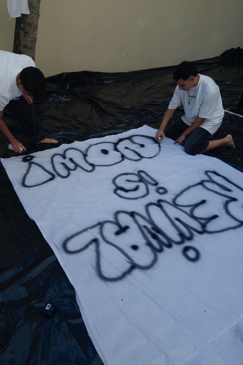 Banner Pintado à Mão, Autoral