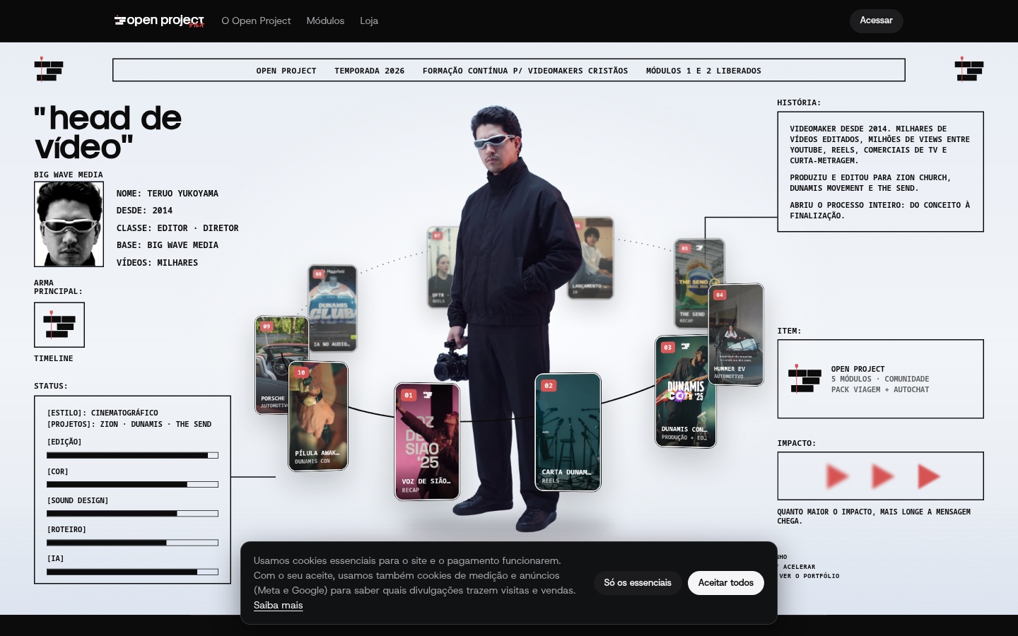 Open Project, Web Design