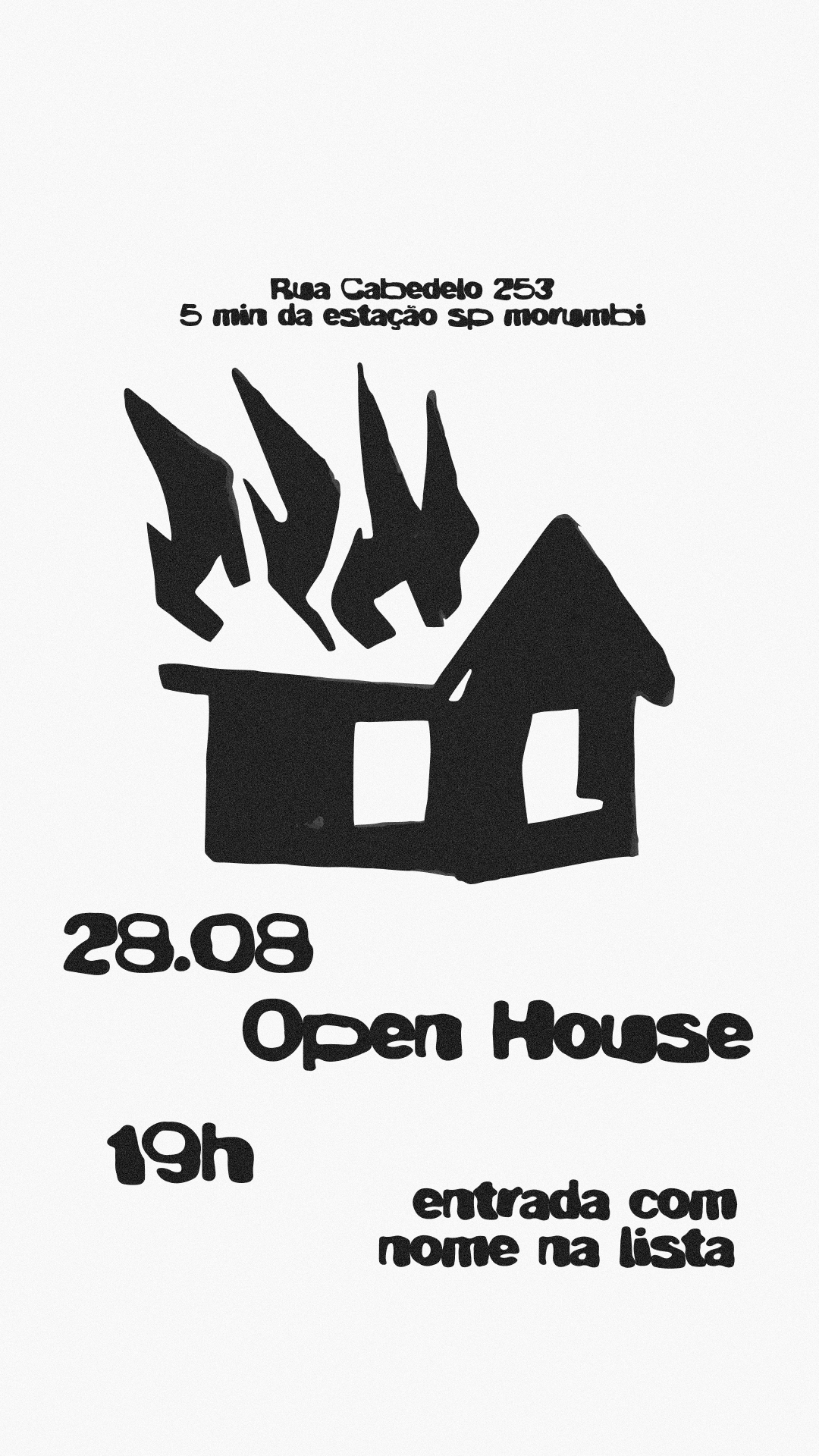Open House — Flyer Branco, Open House